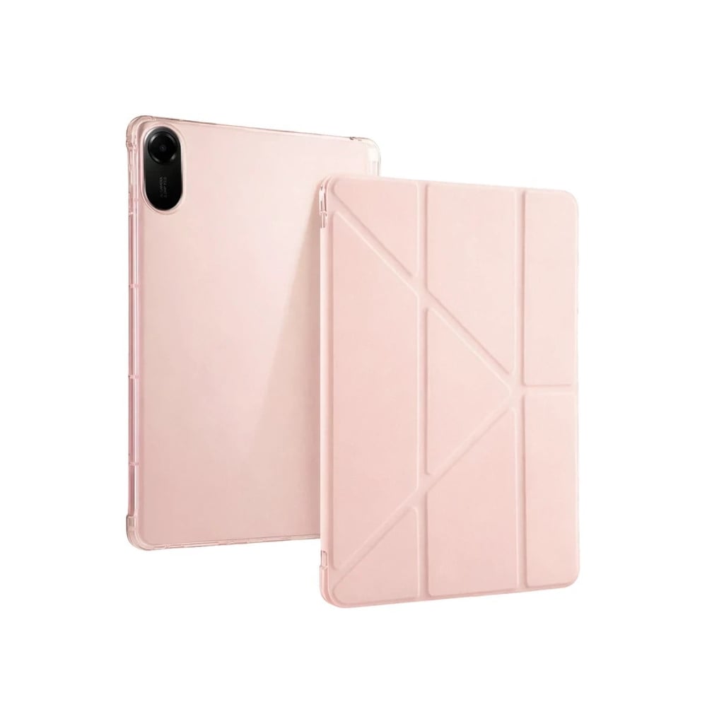 Mey İthalat®   Redmi Pad 2 Kalemlikli Mars Tablet Kılıfı - Rose Gold