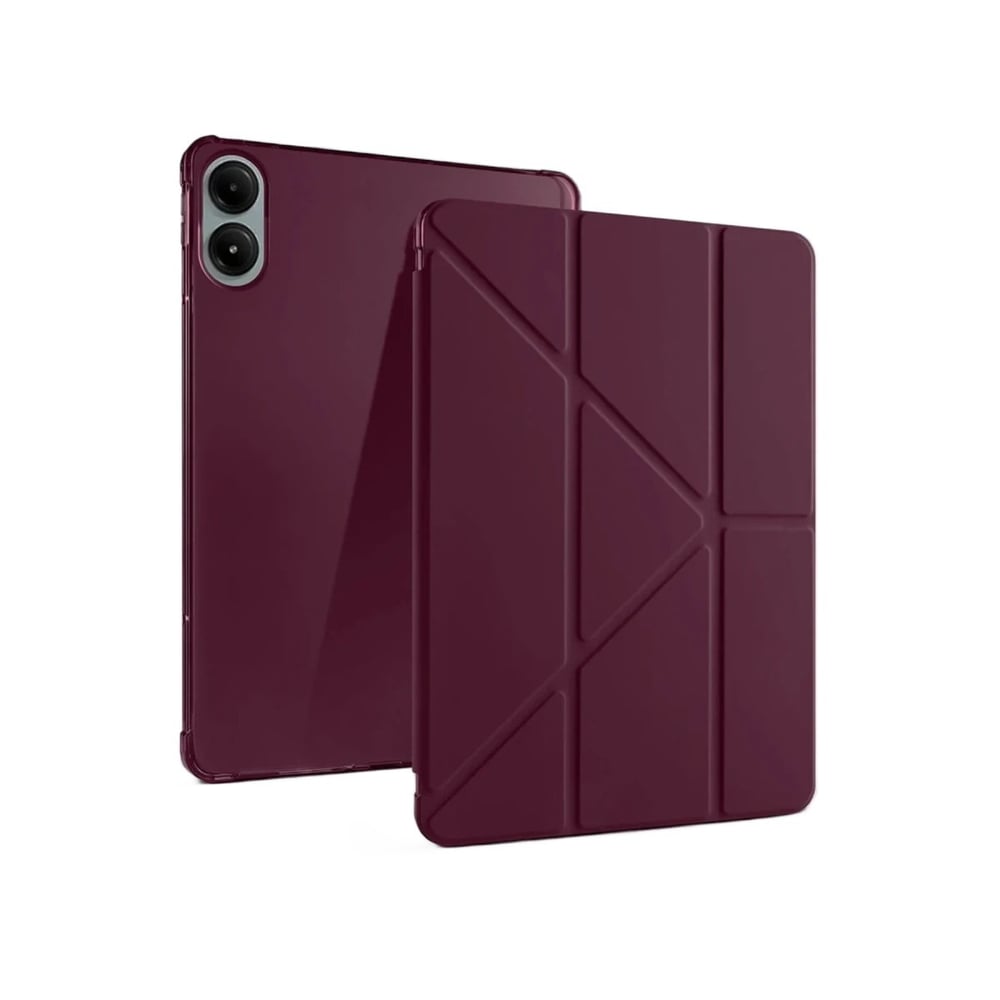 Mey İthalat®   Redmi Pad Pro 12.1 Kılıf Kalemlikli Mars Tablet Kılıfı - Mürdüm