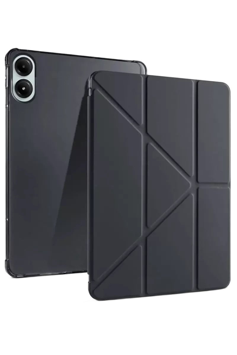Mey İthalat®   Redmi Pad Pro 12.1 Kılıf Kalemlikli Mars Tablet Kılıfı - Siyah