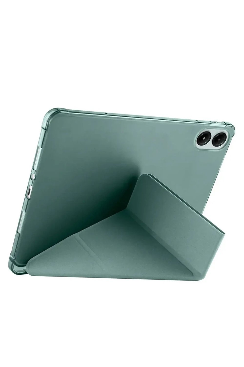 Mey İthalat®   Redmi Pad SE 4G Kılıf Kalemlikli Mars Tablet Kılıfı - Koyu Yeşil