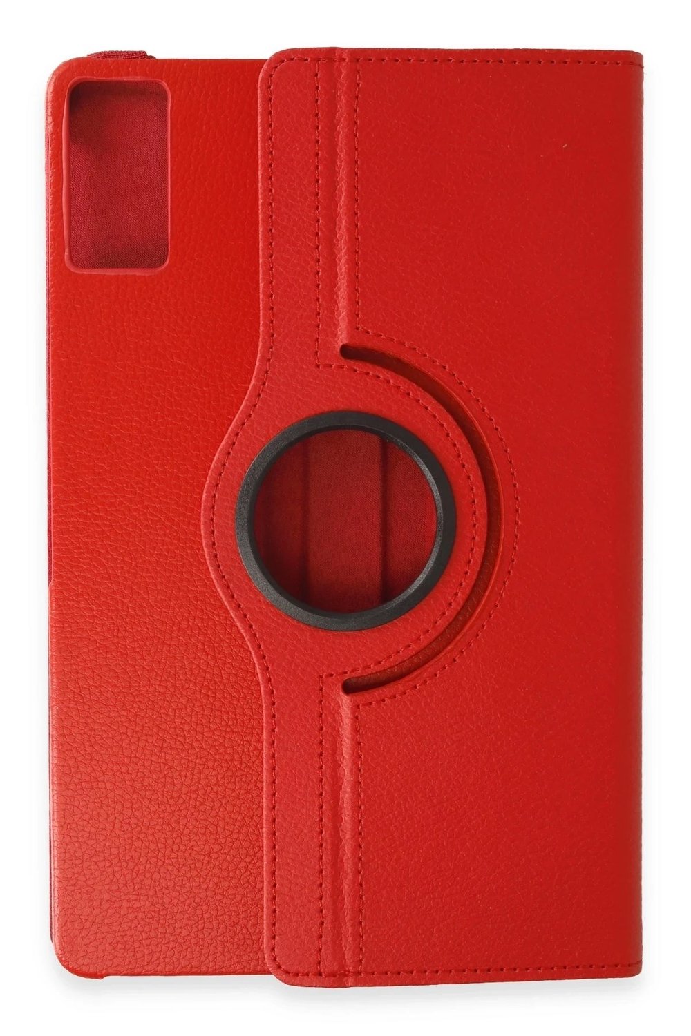 Mey İthalat®   Redmi Pad SE Kılıf 360 Tablet Deri Kılıf - Kırmızı