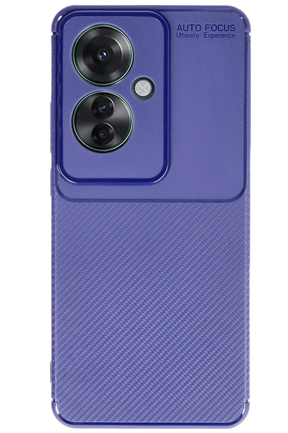 Mey İthalat®   Reno 11F Kılıf Auto Focus Karbon Kapak - Lacivert