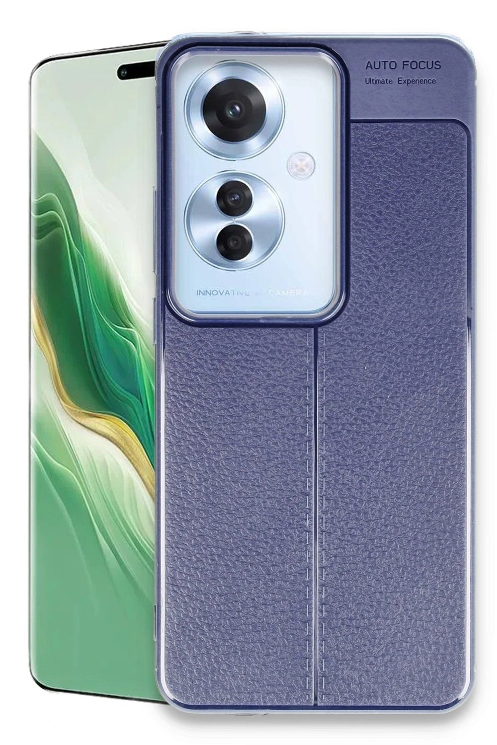Mey İthalat®   Reno 11F Kılıf Auto Focus Kapak - Lacivert
