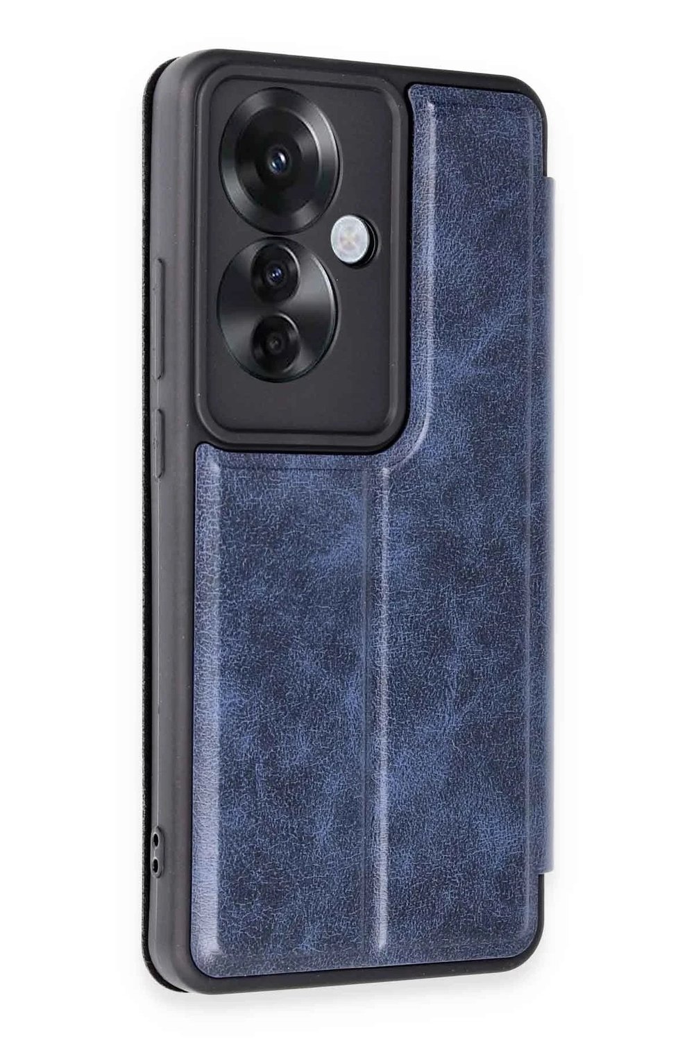 Mey İthalat®   Reno 11F Kılıf Flip Cover - Lacivert