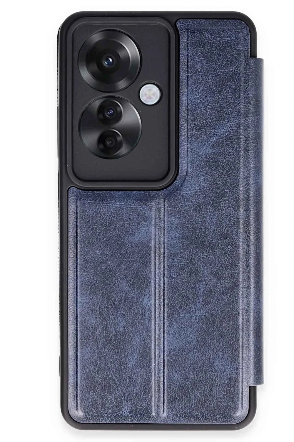 Mey İthalat®   Reno 11F Kılıf Flip Cover - Lacivert