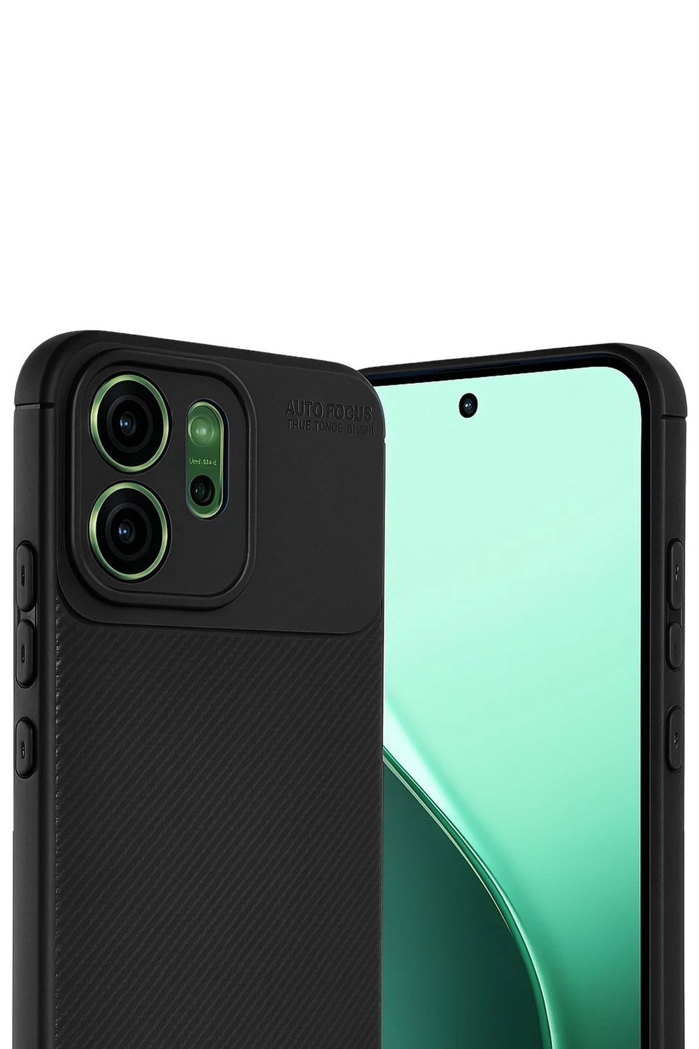 Mey İthalat®   Reno 14 Auto Focus Karbon Kapak - Siyah