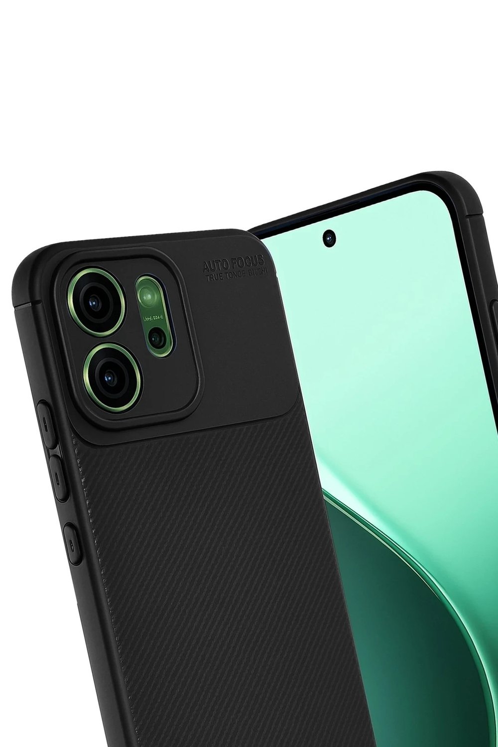 Mey İthalat®   Reno 14 Auto Focus Karbon Kapak - Siyah