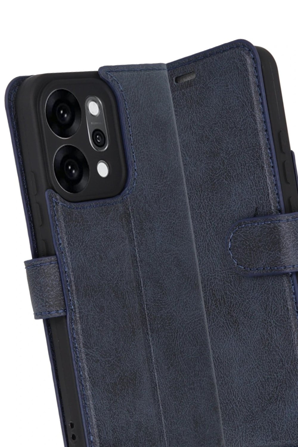 Mey İthalat®   Reno 14 Trend S Plus Kapaklı Kılıf - Lacivert