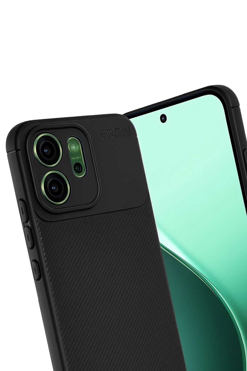 Mey İthalat®   Reno 14F Auto Focus Karbon Kapak - Siyah