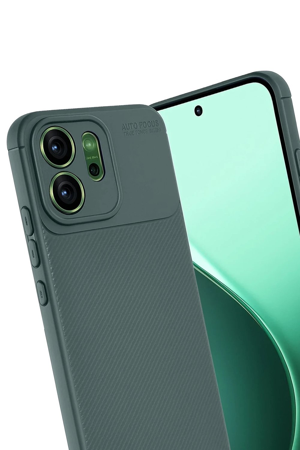 Mey İthalat®   Reno 14F Auto Focus Karbon Kapak - Koyu Yeşil