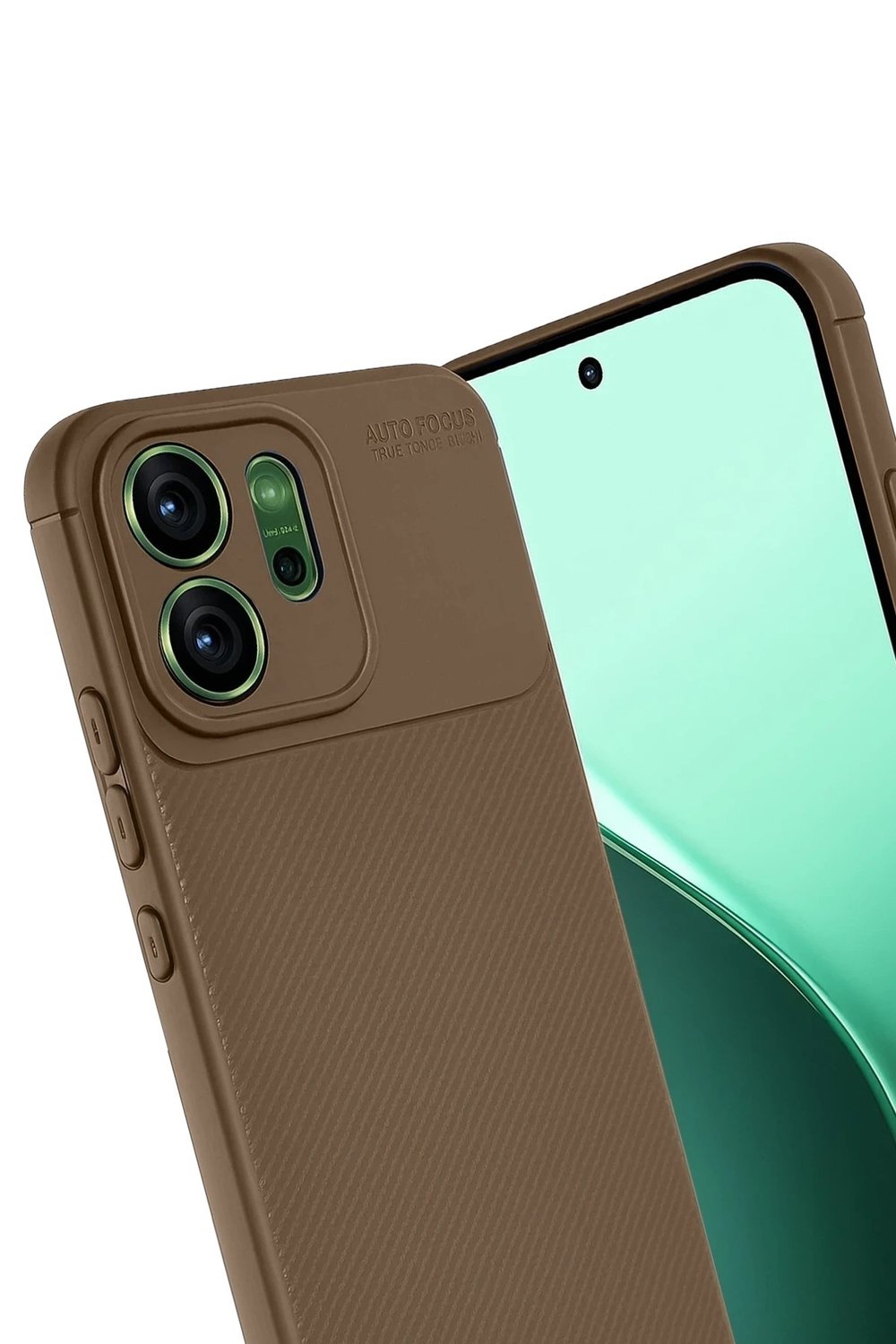 Mey İthalat®   Reno 14F Auto Focus Karbon Kapak - Kahverengi