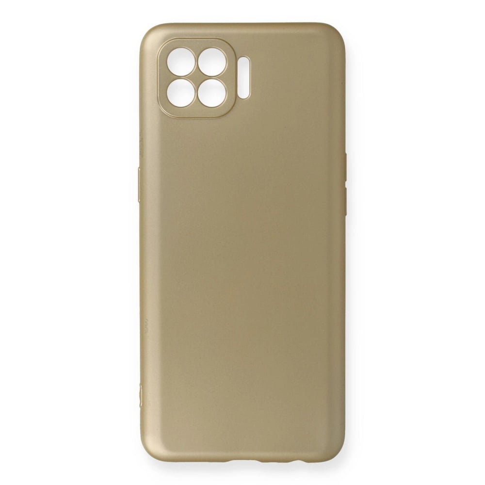 Mey İthalat®   Reno 4 Lite Kılıf First Silikon - Gold