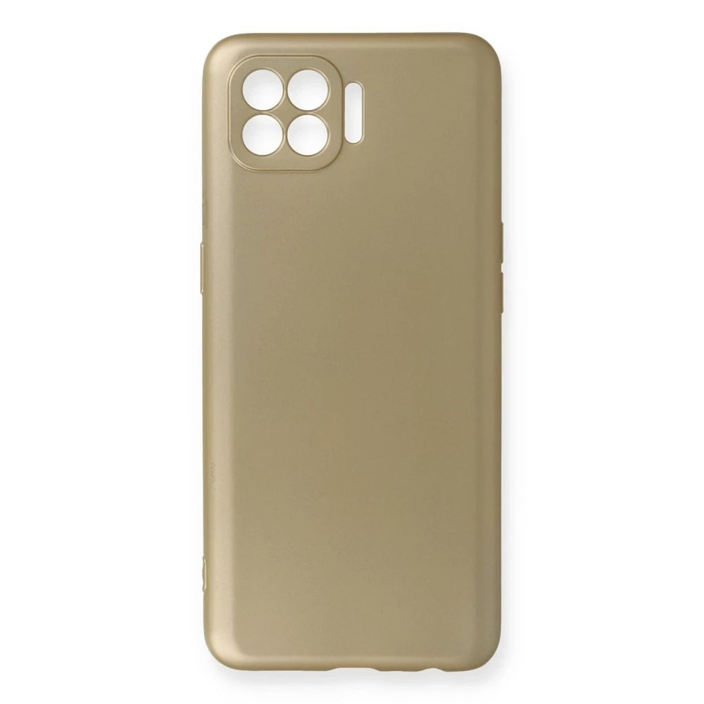 Mey İthalat®   Reno 4 Lite Kılıf First Silikon - Gold