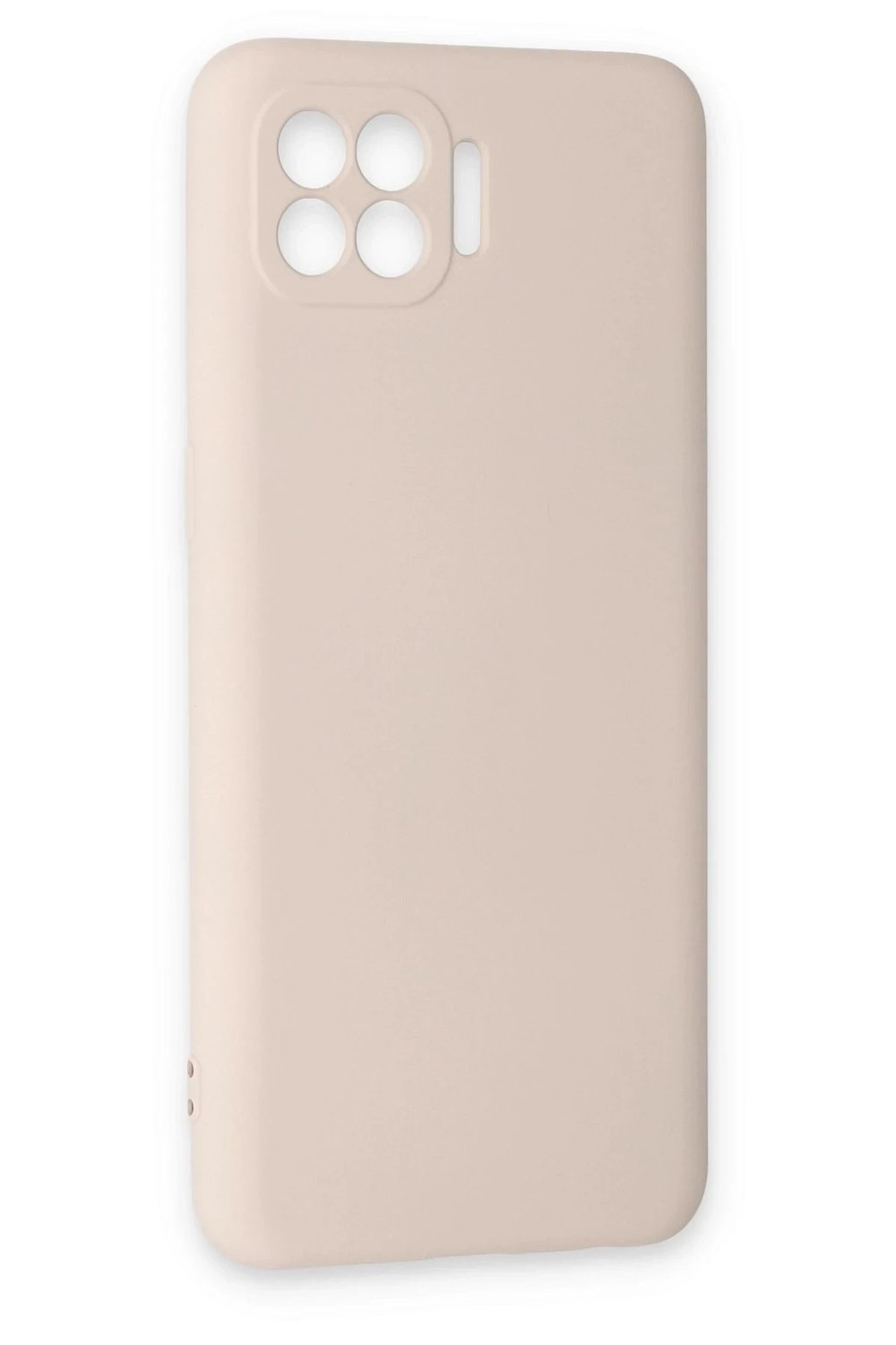 Mey İthalat®   Reno 4 Lite Kılıf Nano içi Kadife Silikon - Pudra