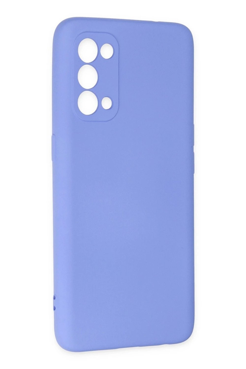 Mey İthalat®   Reno 5 Kılıf Nano içi Kadife Silikon - Lila