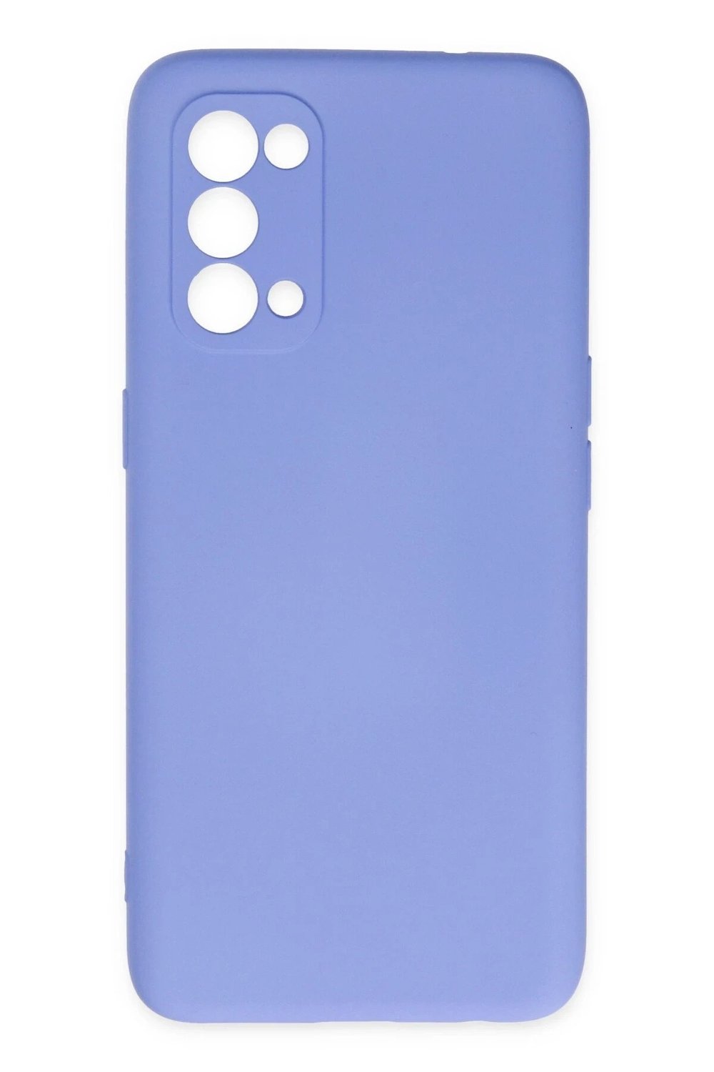Mey İthalat®   Reno 5 Kılıf Nano içi Kadife Silikon - Lila
