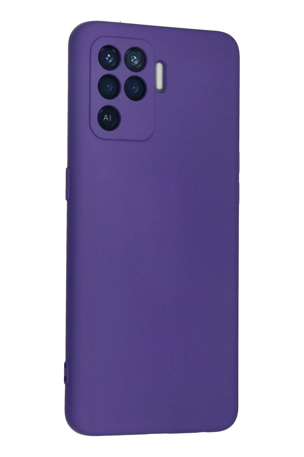 Mey İthalat®   Reno 5 Lite Kılıf Nano içi Kadife Silikon - Mor