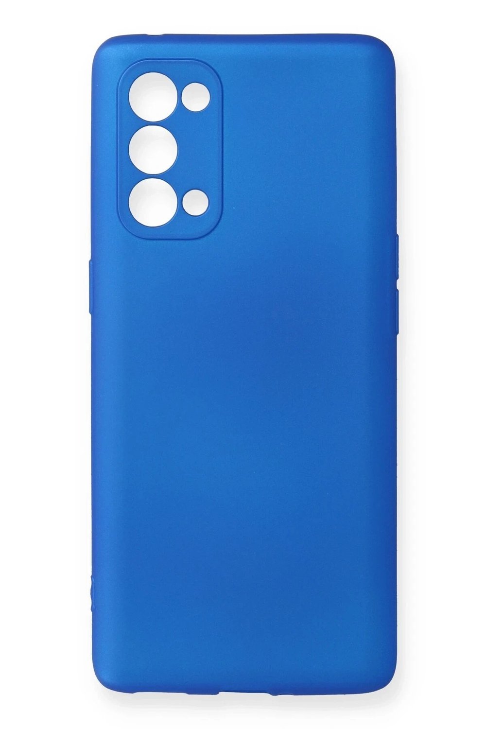 Mey İthalat®   Reno 5 Pro Kılıf First Silikon - Mavi