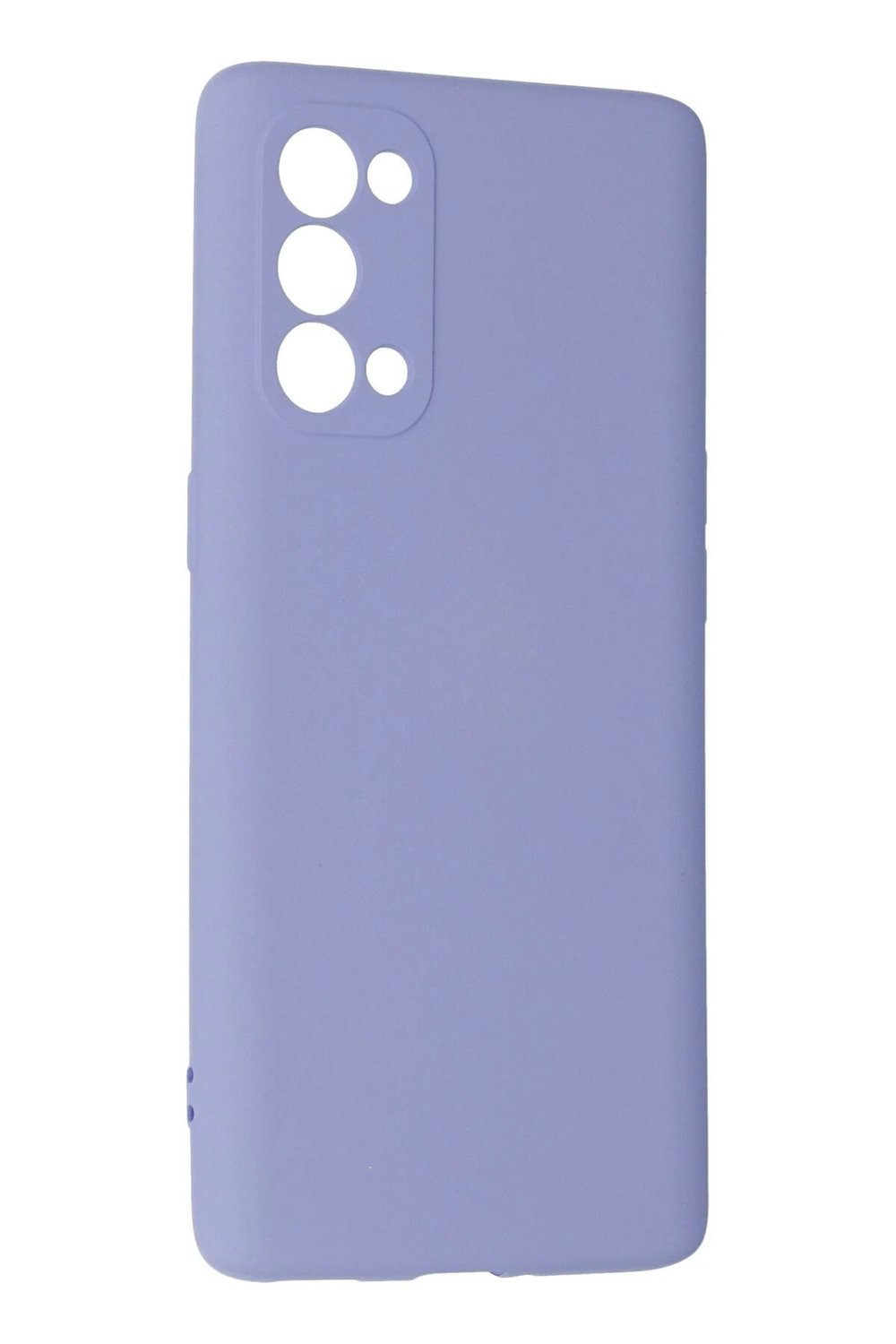 Mey İthalat®   Reno 5 Pro Kılıf Nano içi Kadife Silikon - Lila