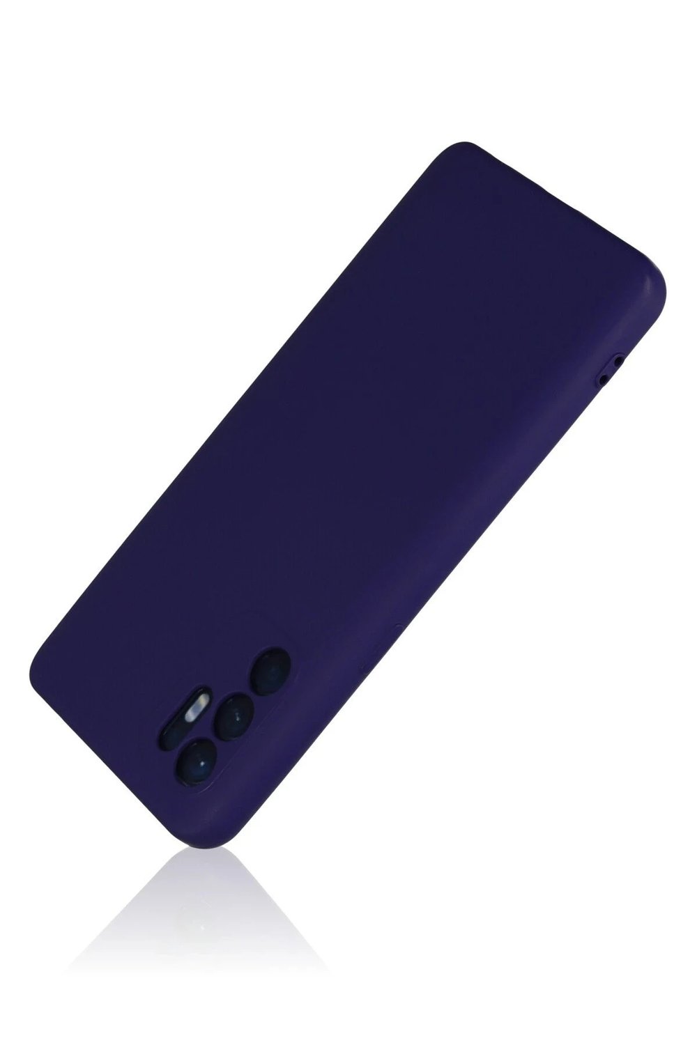 Mey İthalat®   Reno 6 Kılıf Nano içi Kadife Silikon - Mor