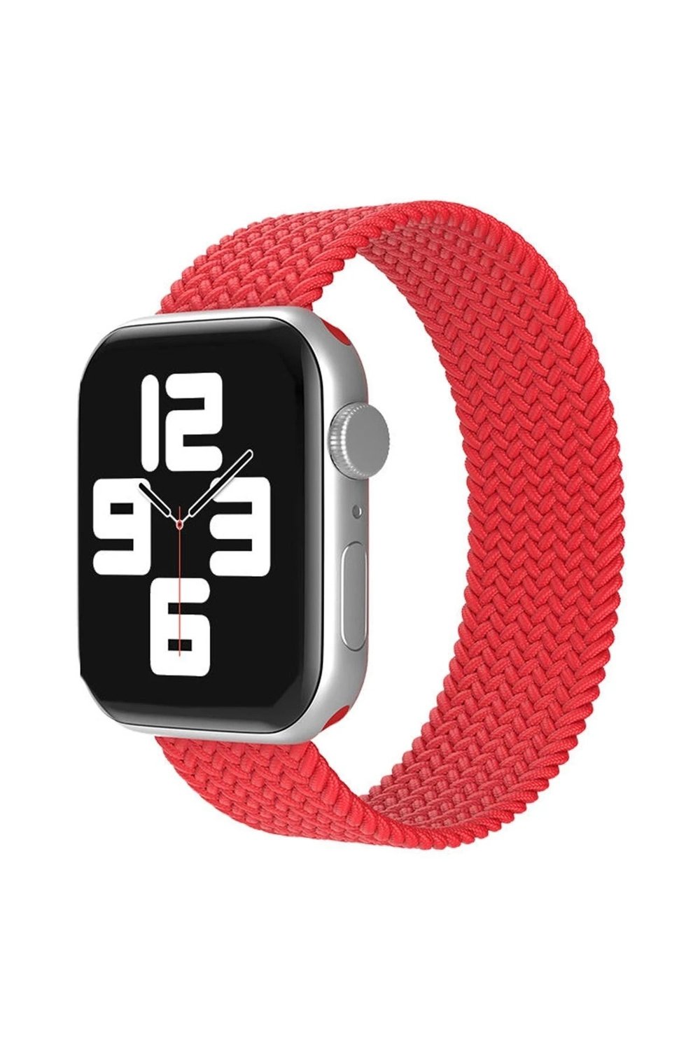 Mey İthalat®   Watch 38mm Ayarlı Solo Silikon Kordon - Kırmızı