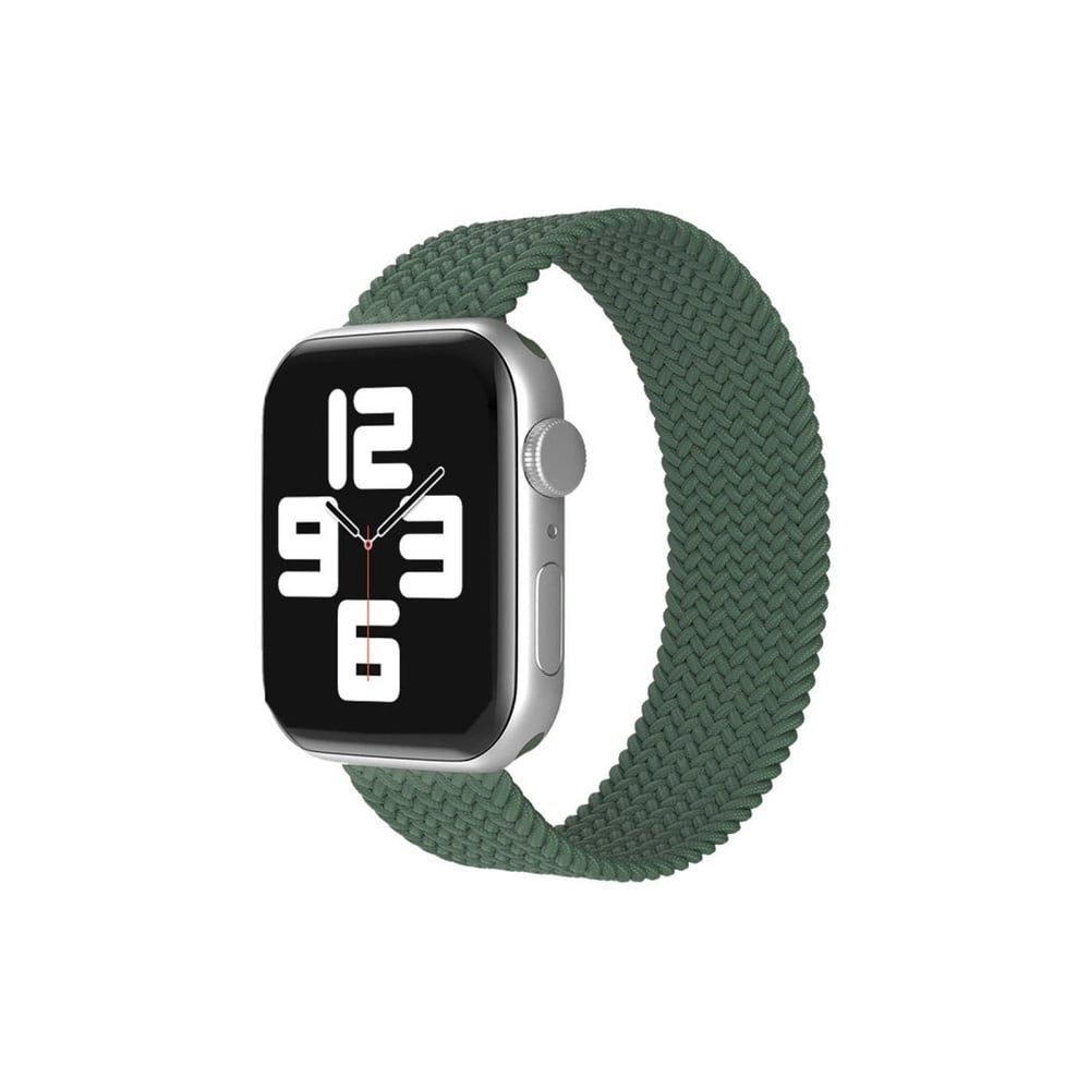 Mey İthalat®   Watch 38mm Ayarlı Solo Silikon Kordon - Haki Yeşil