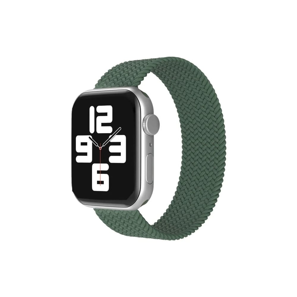 Mey İthalat®   Watch 38mm Ayarlı Solo Silikon Kordon - Haki Yeşil