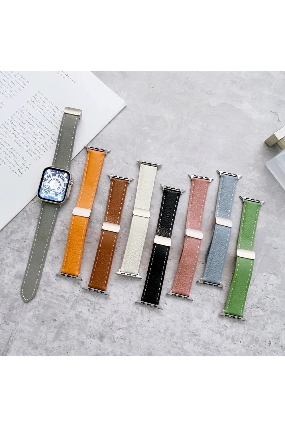 Mey İthalat®   Watch 38mm KR414 Daks Deri Kordon - Pembe