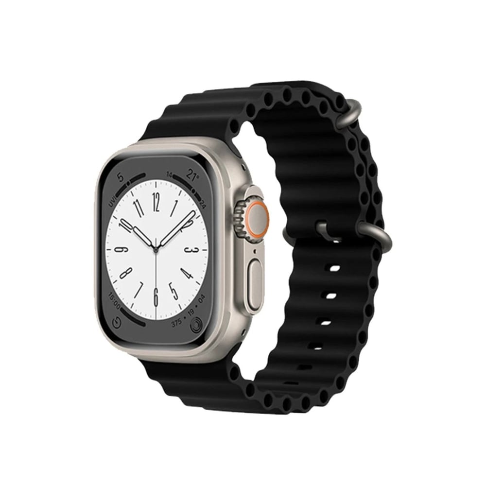 Mey İthalat®   Watch 38mm Ocean Kordon - Siyah
