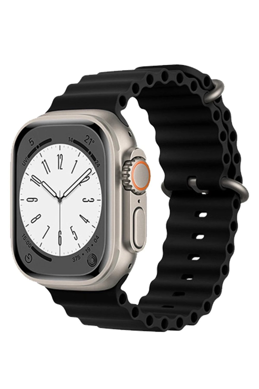 Mey İthalat®   Watch 38mm Ocean Kordon - Siyah
