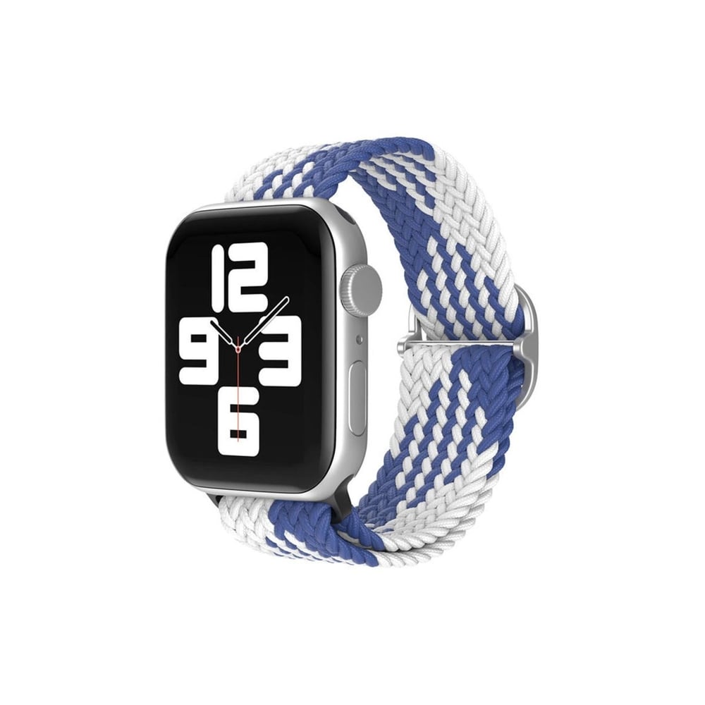 Mey İthalat®   Watch 38mm Star Kordon - Mavi-Beyaz