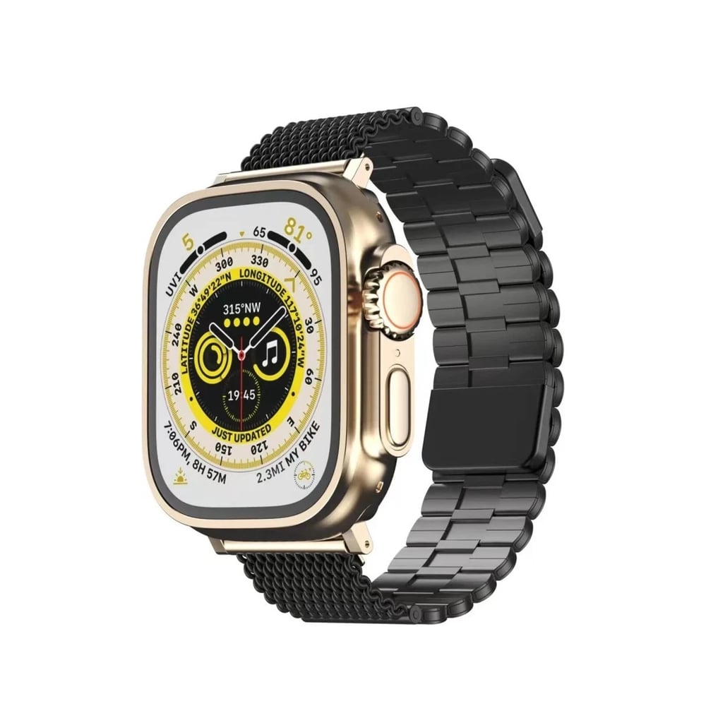 Mey İthalat®   Watch 42mm Ascend Metal Kordon - Siyah