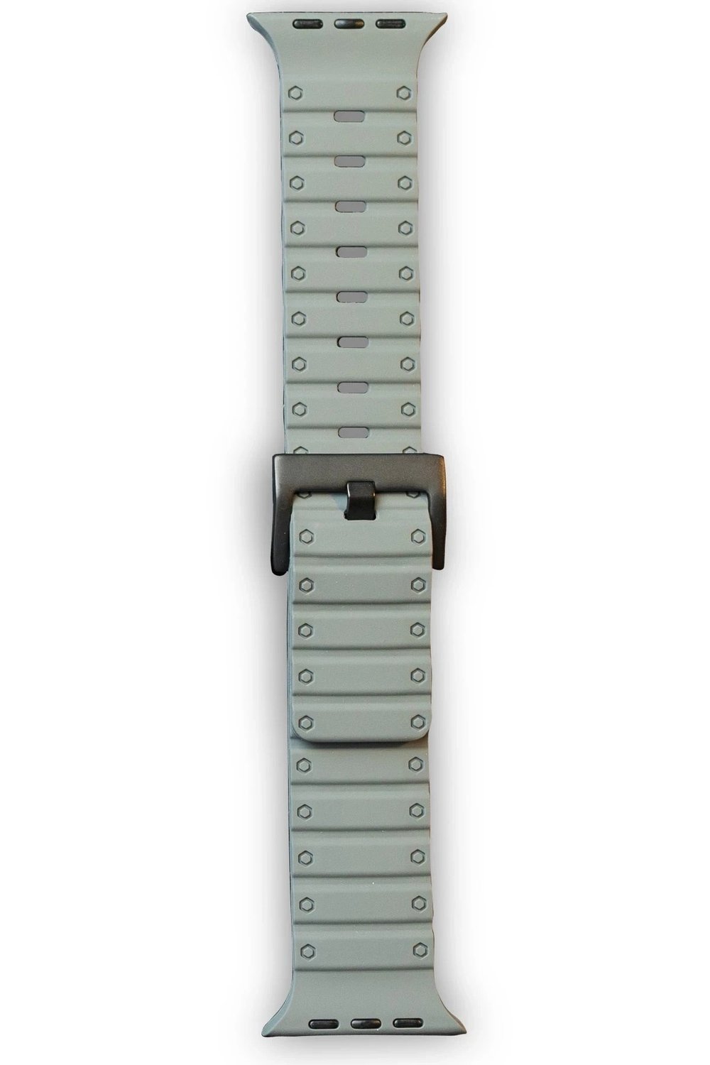 Mey İthalat®   Watch 42mm Magnus Mıknatıslı Silikon Kordon - Gri