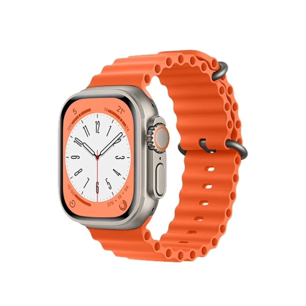 Mey İthalat®   Watch 42mm Ocean Kordon - Turuncu