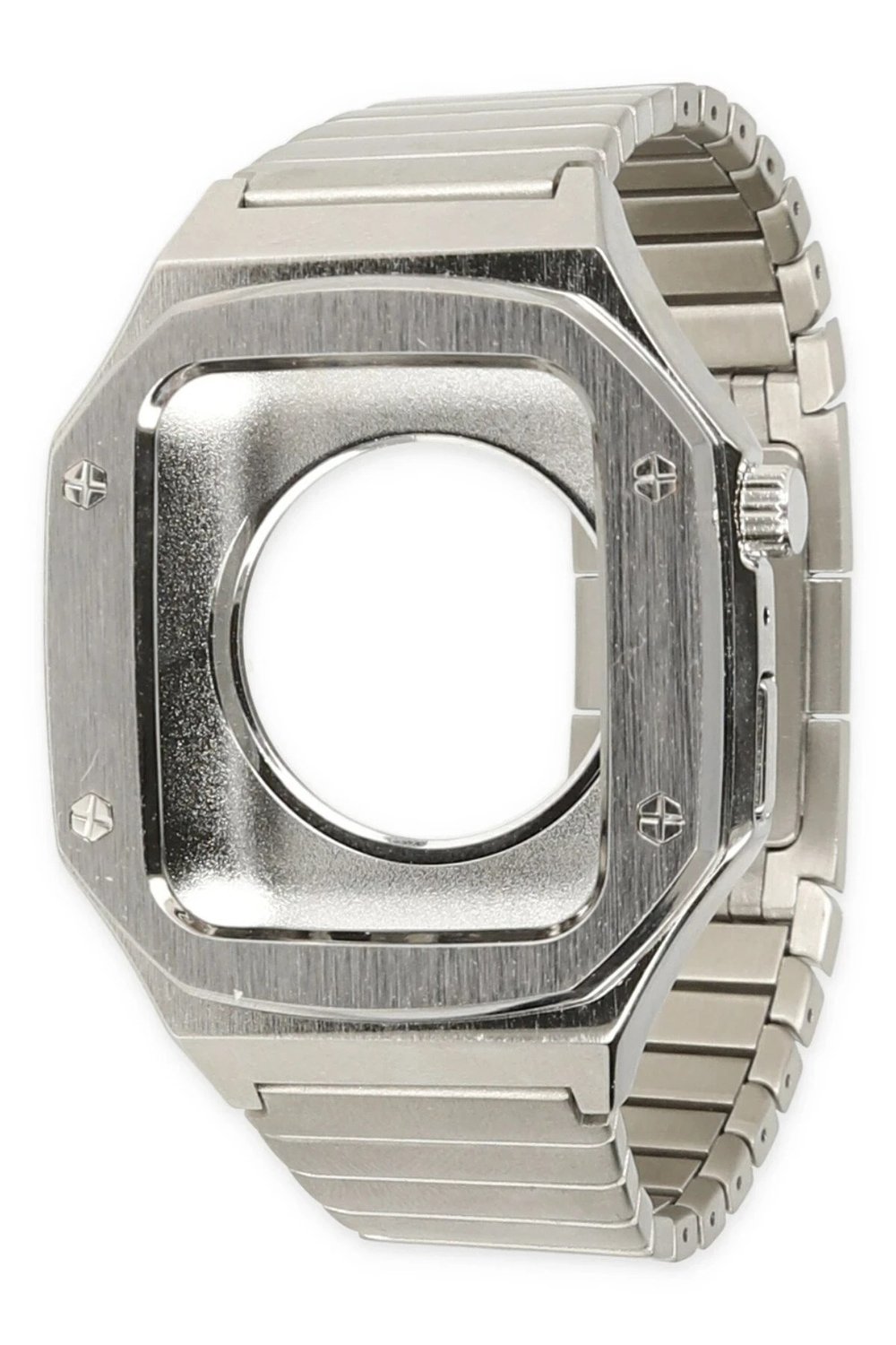 Mey İthalat®   Watch 44mm KR409 Metal Kordon - Gümüş