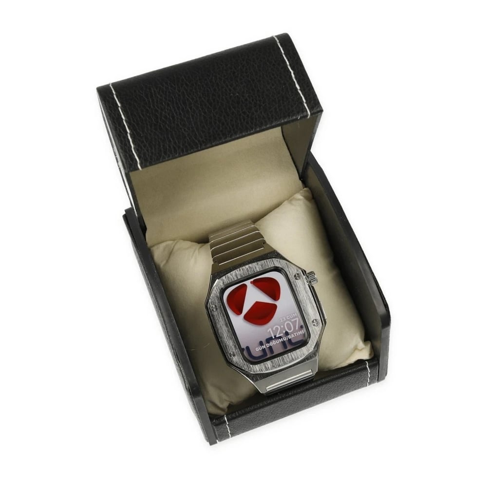 Mey İthalat®   Watch 44mm KR409 Metal Kordon - Gümüş
