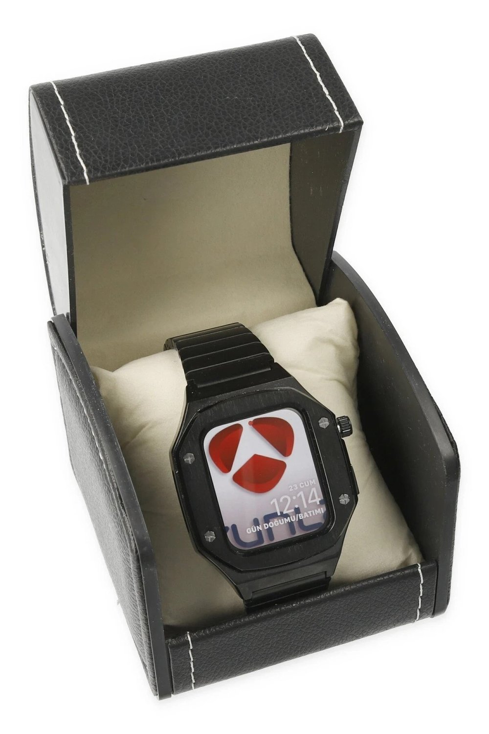 Mey İthalat®   Watch 45mm KR409 Metal Kordon - Siyah