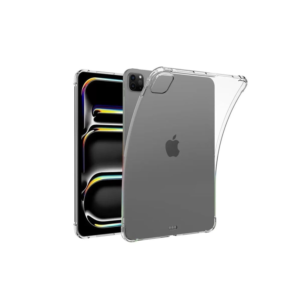 Mey İthalat®   iPad Pro 11 (2024) Kılıf Anti Shock Tablet Silikon - Şeffaf