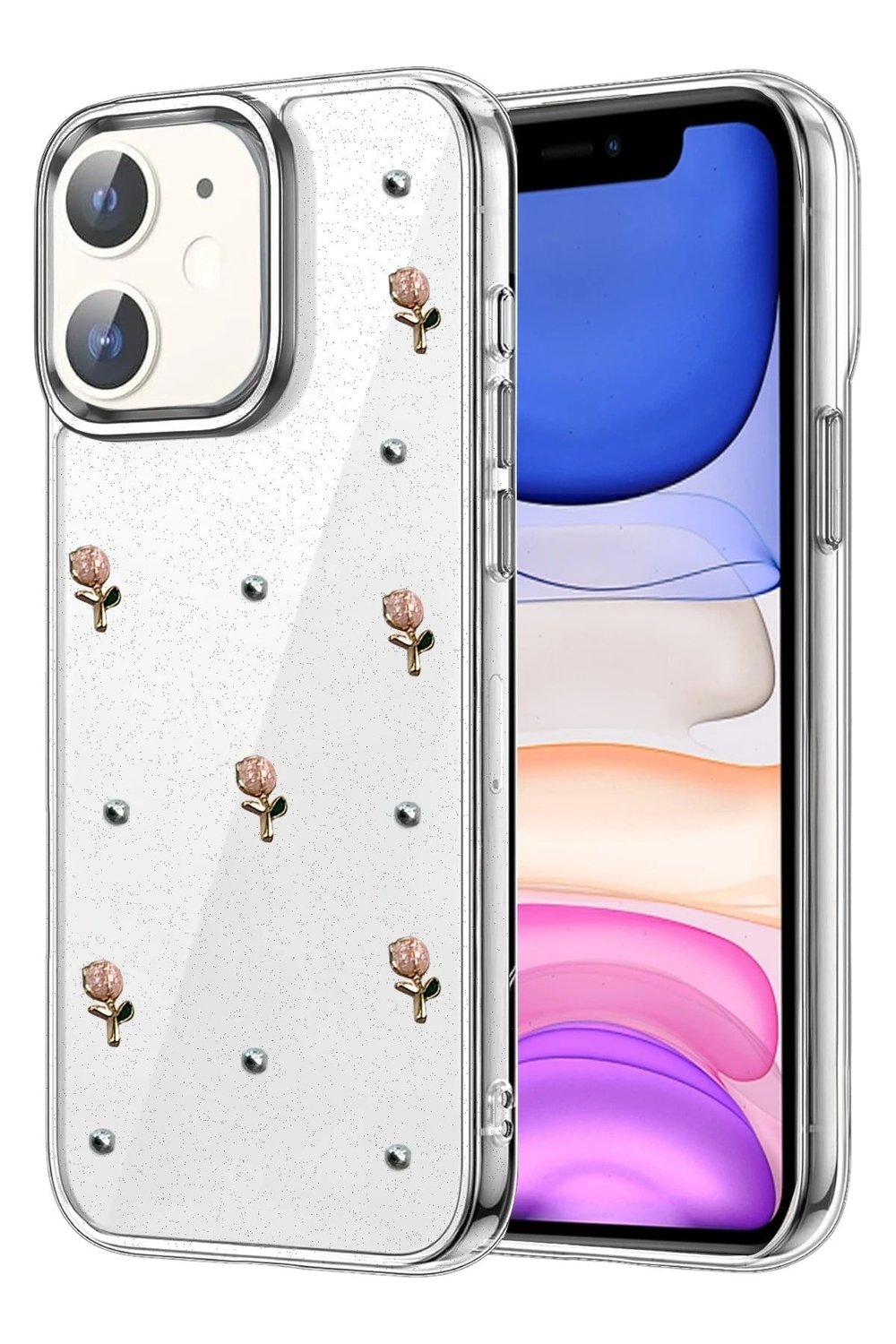 Mey İthalat®   iPhone 11 Fiyonk Desenli Kapak - Desen 6