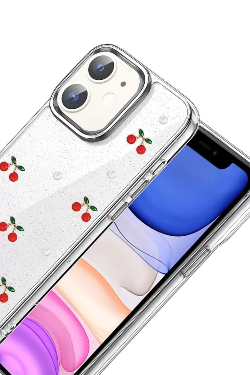 Mey İthalat®   iPhone 11 Fiyonk Desenli Kapak - Desen 9