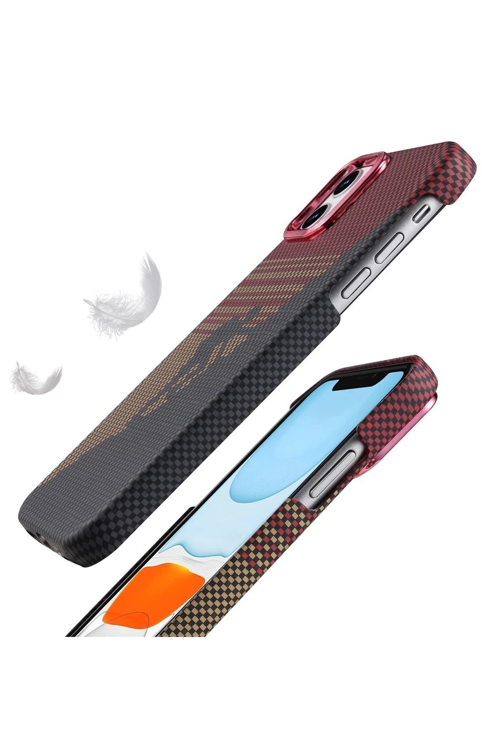 Mey İthalat®   iPhone 11 Vega Magsafe Kapak - Kırmızı
