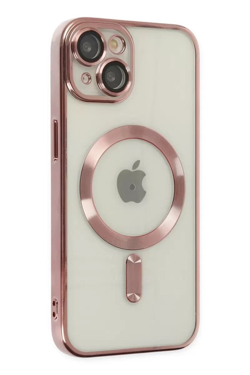 Mey İthalat®   iPhone 14 Kılıf Kross Magneticsafe Kapak - Rose