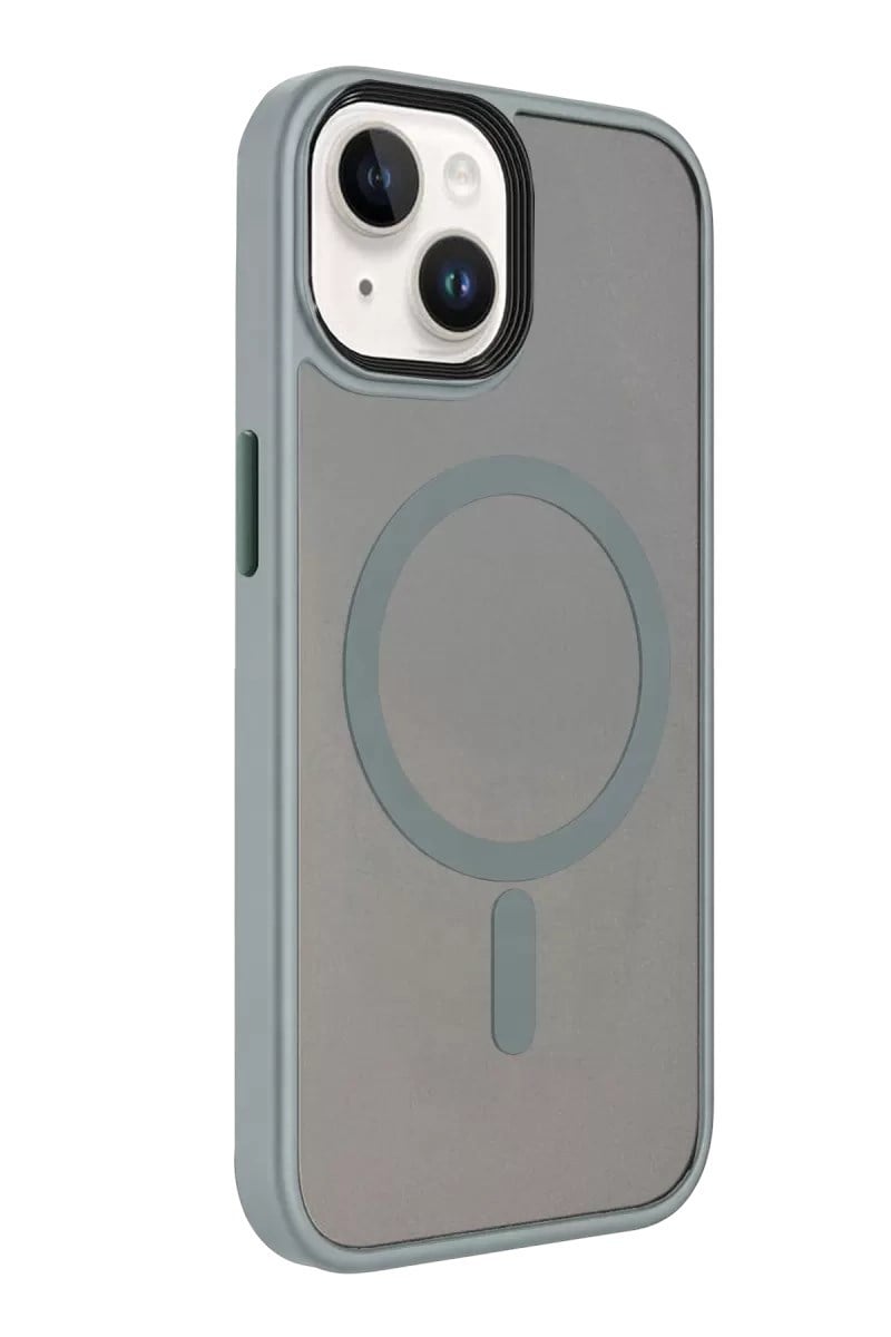 Mey İthalat®   iPhone 14 Megane Magsafe Kapak - Titan Gri