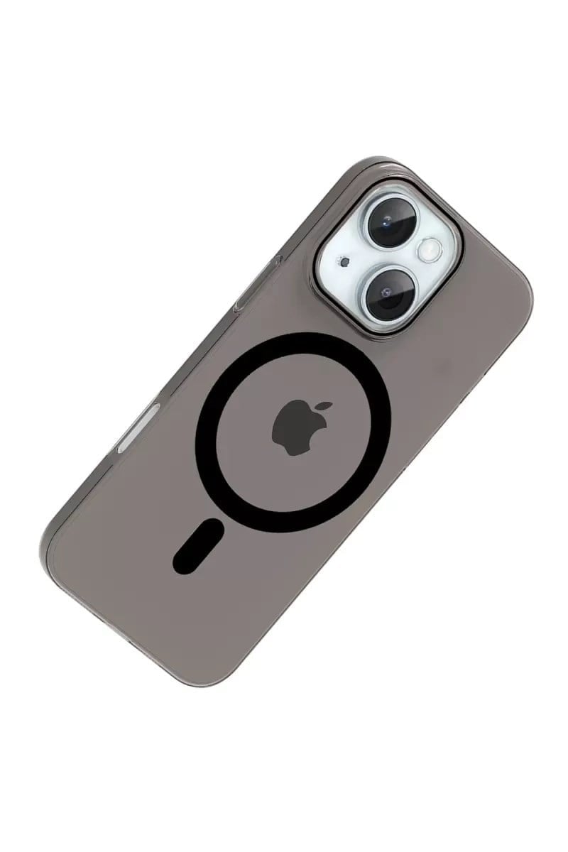 Mey İthalat®   iPhone 14 PC Blank Magsafe Kapak - Siyah