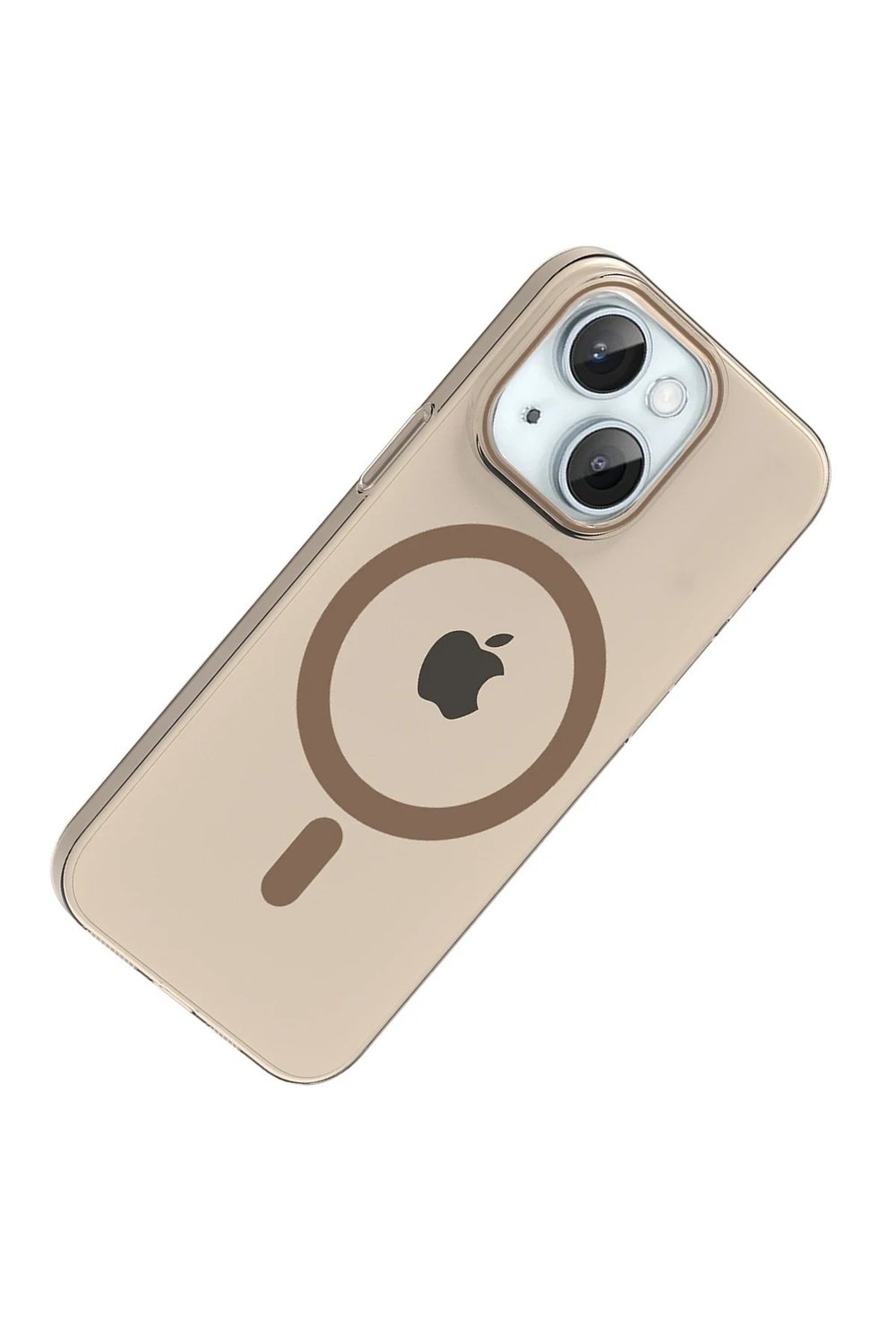 Mey İthalat®   iPhone 14 PC Blank Magsafe Kapak - Çöl Titanyum