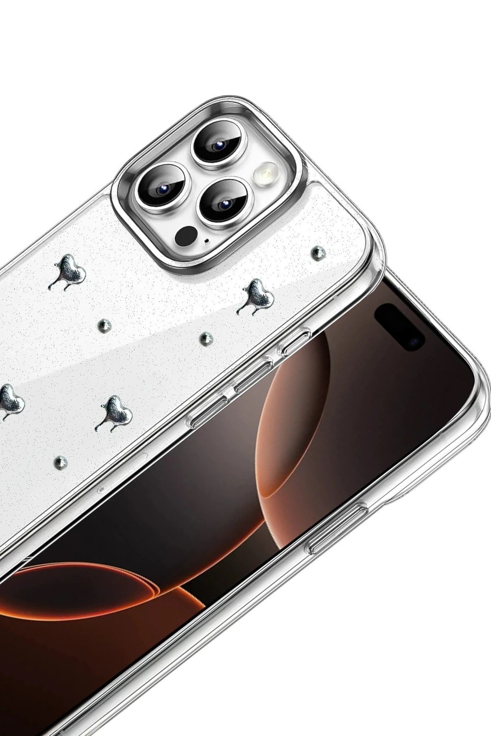 Mey İthalat®   iPhone 14 Pro Max Fiyonk Desenli Kapak - Desen 1