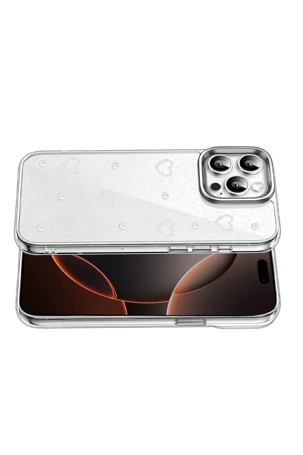 Mey İthalat®   iPhone 14 Pro Max Fiyonk Desenli Kapak - Desen 10