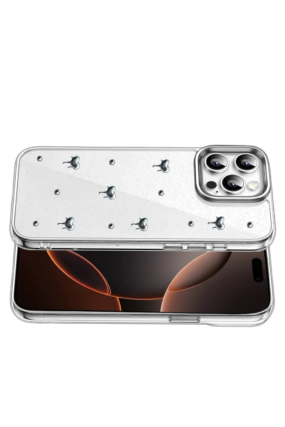 Mey İthalat®   iPhone 14 Pro Max Fiyonk Desenli Kapak - Desen 1