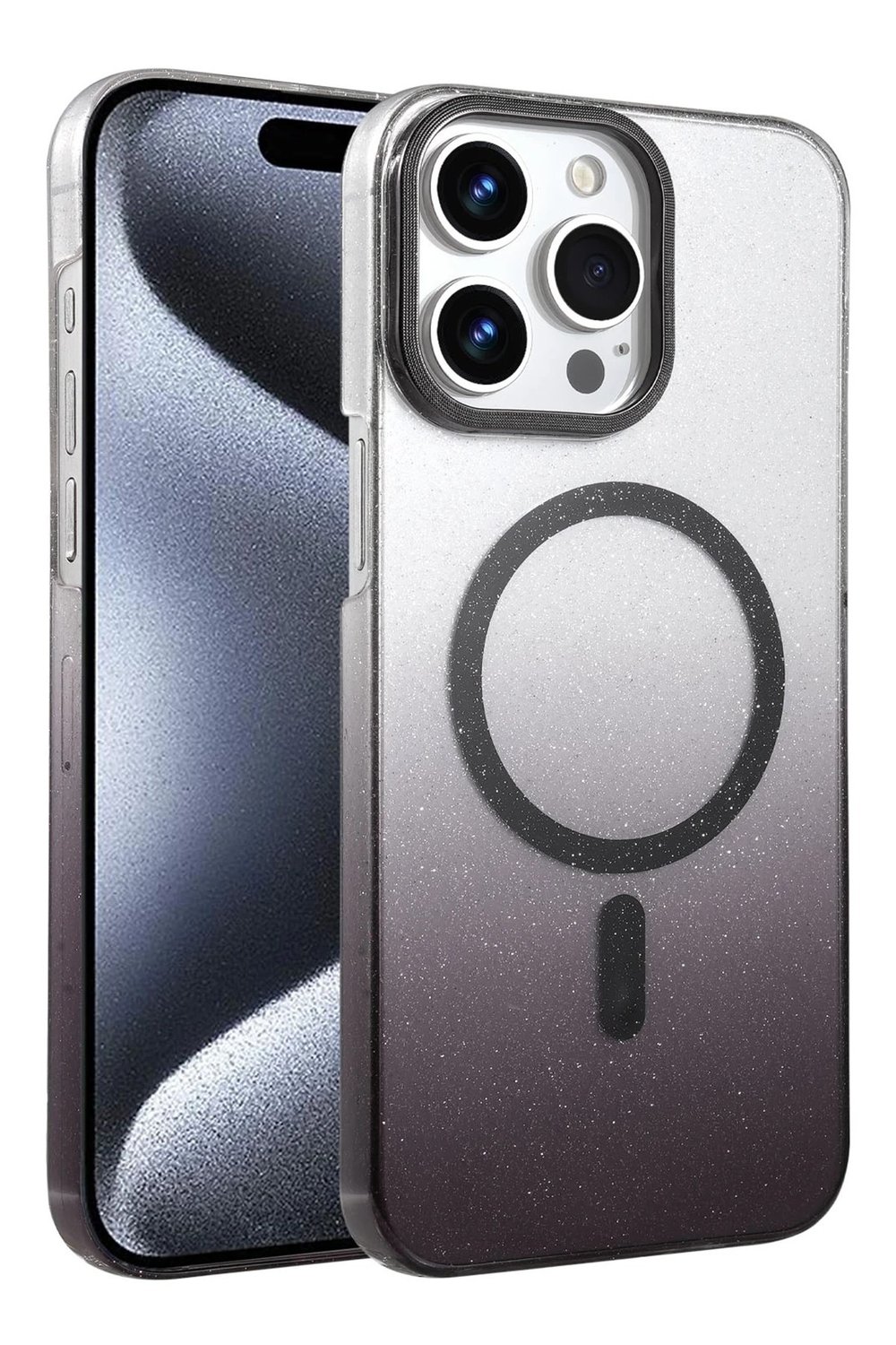 Mey İthalat®   iPhone 14 Pro Max Glossy Magsafe Kapak - Siyah