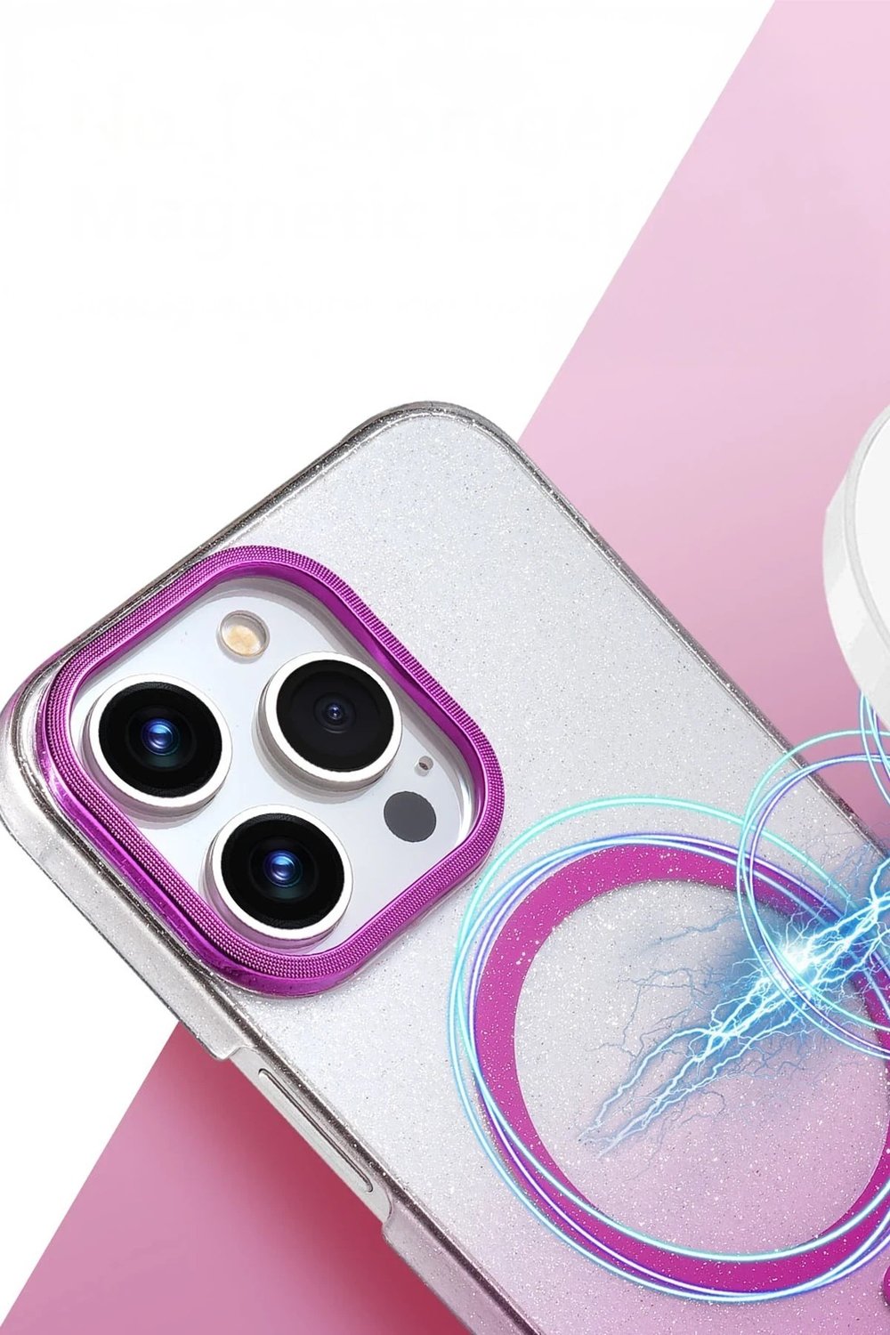 Mey İthalat®   iPhone 14 Pro Max Glossy Magsafe Kapak - Siyah